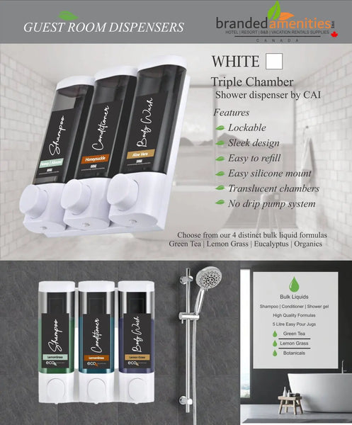 Hotel dispenser Canada tamper proof 1p/c Hotel Supplies Canada