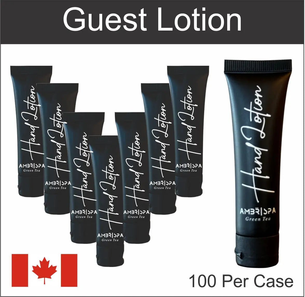 Bulk Hotel Lotion AMBR 100 pk Vacation Rental Supplies Canada
