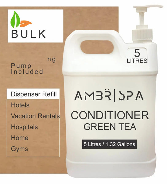 Bulk Hotel Conditioner 5L AMBR Spa 1 per case - Branded Amenities by Custom Amenities Inc.