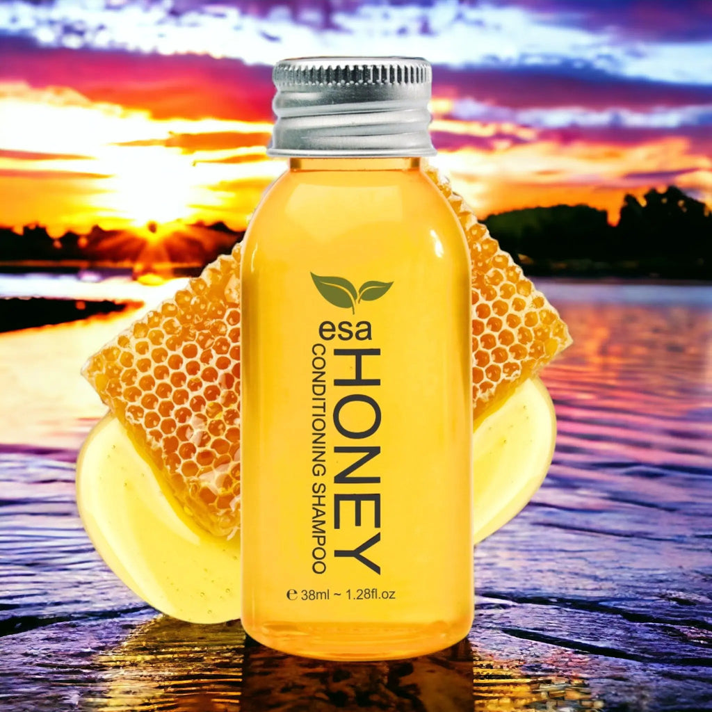 Hotel Shampoo Canada ESA Honey Almond 50pk - Branded Amenities by Custom Amenities Inc.