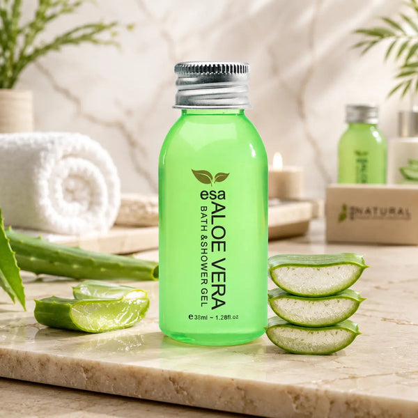 Hotel Supplies Bath Gel ESA 50p/k Canada - Branded Amenities by Custom Amenities Inc.