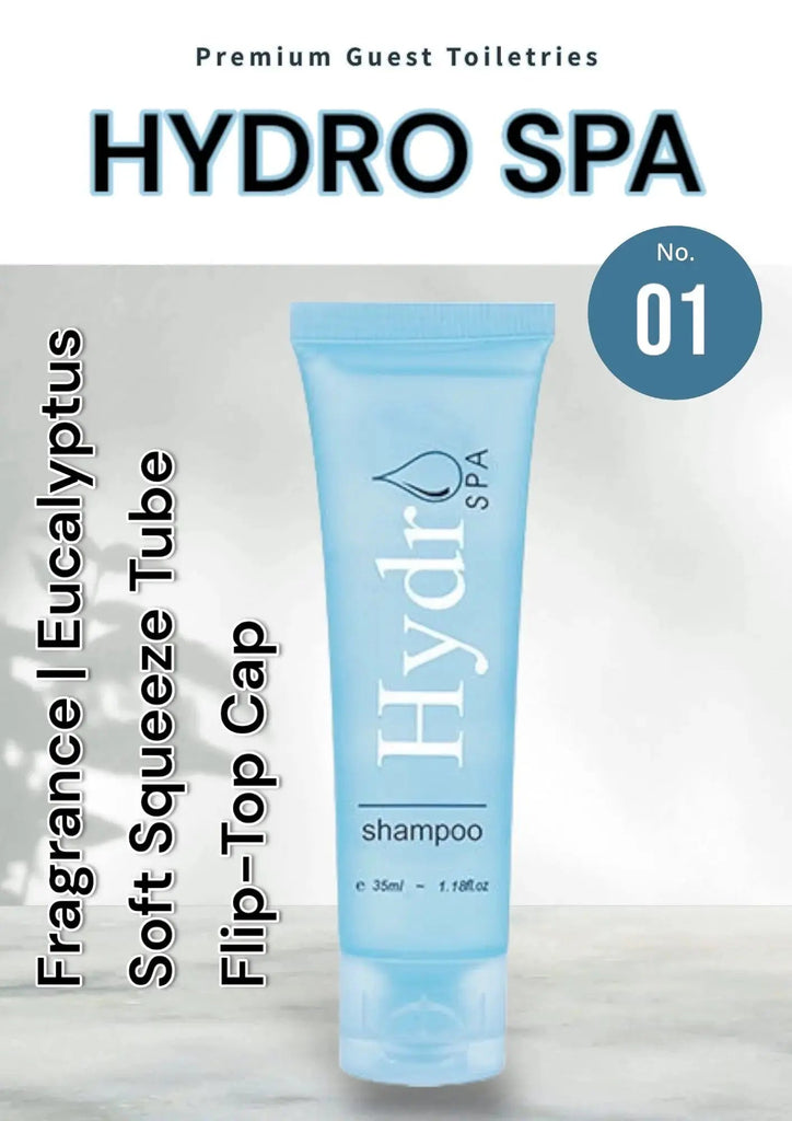 Hotel Supplies Canada Hydro Shampoo 50pk - Branded Amenities by Custom Amenities Inc.