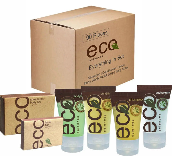 Vacation Rental Supplies ECO 15 Guest Toiletries - Branded Amenities by Custom Amenities Inc.