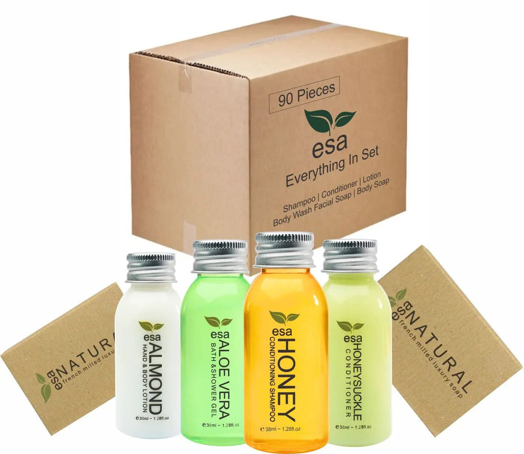 Vacation Rental Supplies ESA 15 Guest Toiletries - Branded Amenities by Custom Amenities Inc.