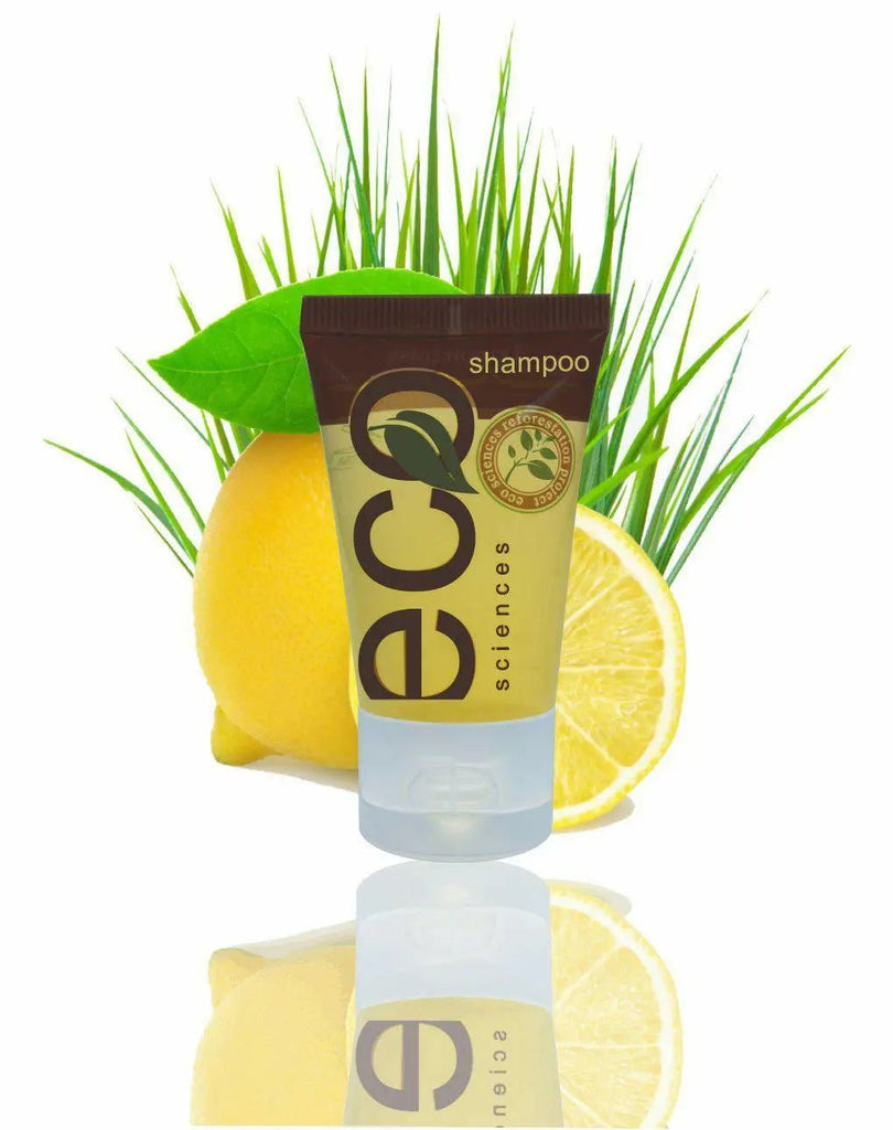 Hotel Supplies Canada Eco Sciences Shampoo 50pk - Branded Amenities by Custom Amenities Inc.