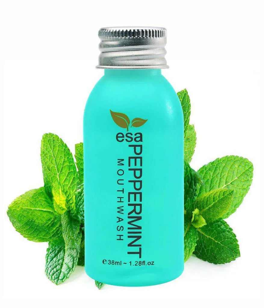 Sample Size Mouthwash ESA 50 Pack - Branded Amenities by Custom Amenities Inc.